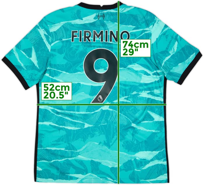 2020-21 Liverpool Away Shirt Firmino #9 - 8/10 - (L)