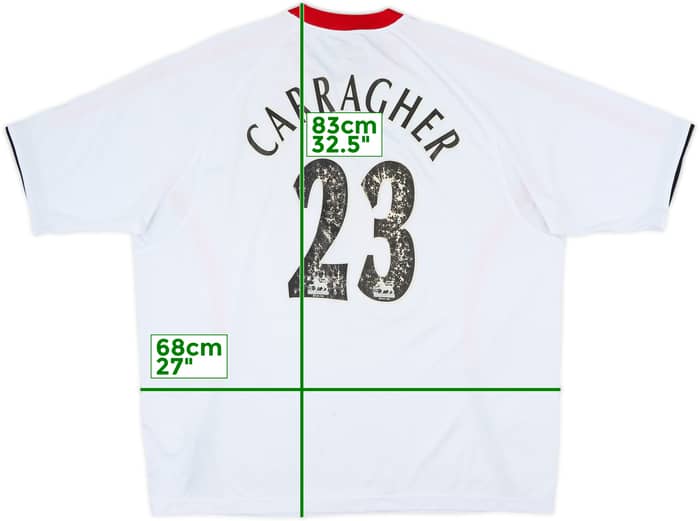 2005-06 Liverpool Away Shirt Carragher #23 - 5/10 - (XXL)
