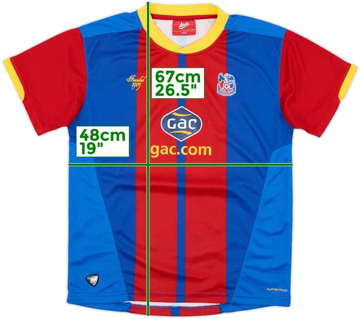 2012-13 Crystal Palace Home Shirt - 8/10 - (XL.Boys)
