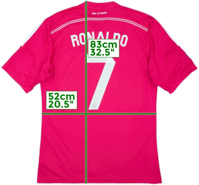 2014-15 Real Madrid Away Shirt Ronaldo #7 - 6/10 - (XL)