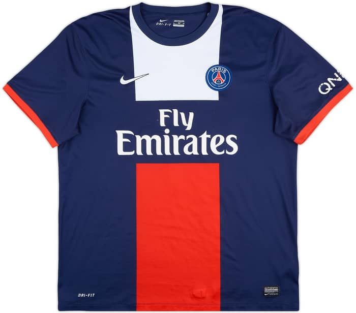 2013-14 Paris Saint-Germain Home Shirt Beckham #32 - 8/10 - (XL)