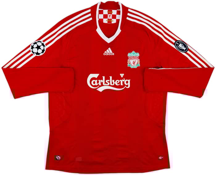 2008-10 Liverpool Home L/S Shirt Torres #9 - 6/10 - (XL)