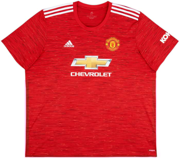 2020-21 Manchester United Home Shirt B.Fernandes #18 - 8/10 - (3XL)