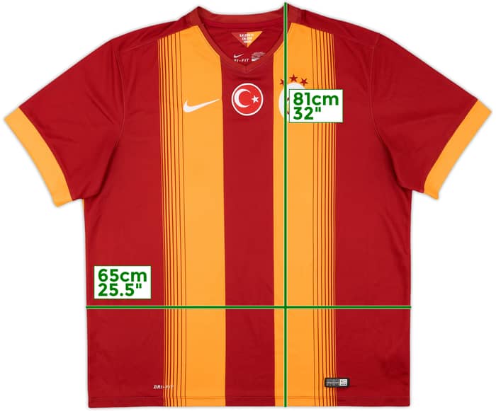 2014-15 Galatasaray Home Shirt - 5/10 - (XXL)