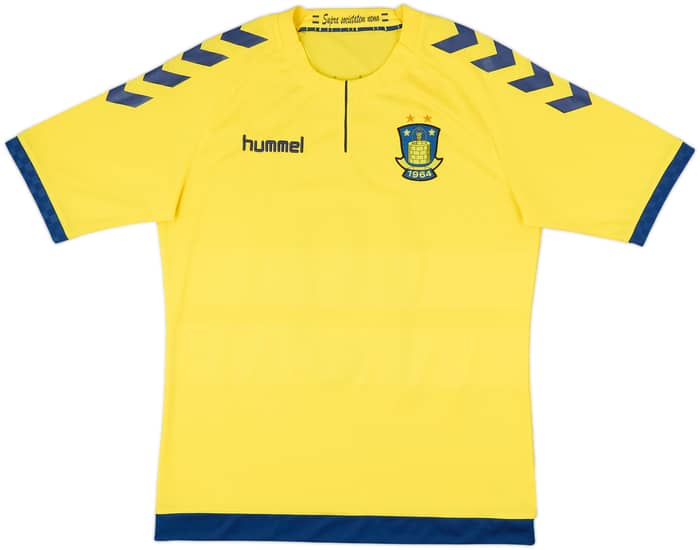 2016-17 Brondby Home Shirt Nørgaard #19 - 8/10 - (L)