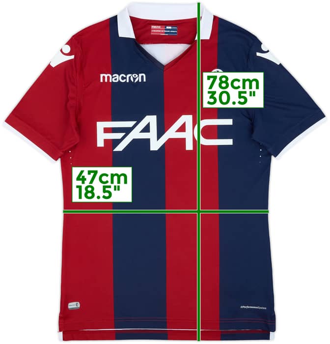 2017-18 Bolgna Home Shirt - 9/10 - (L)
