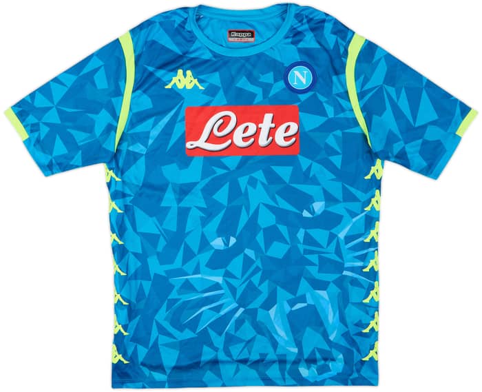 2018-19 Napoli Basic European Home Shirt - 8/10 - (L)