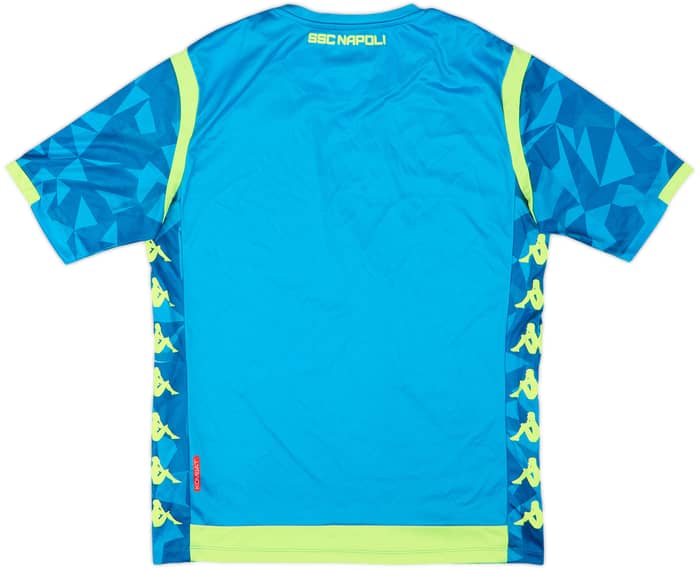 2018-19 Napoli Basic European Home Shirt - 8/10 - (L)