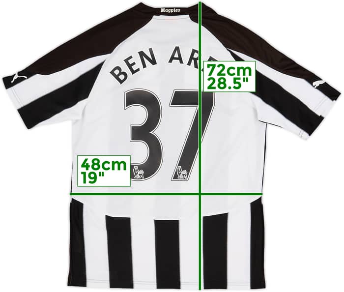 Camiseta de local del Newcastle 2010-11 Ben Arfa #37 - 5/10 - (S)