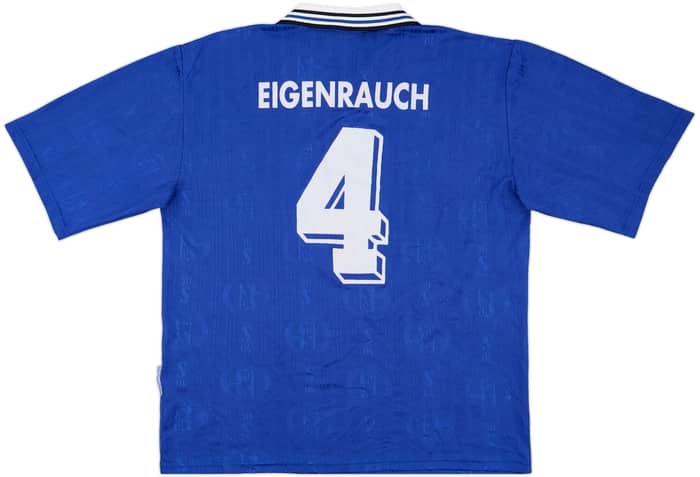 1997-98 Schalke Home Shirt Eigenrauch #4 - 8/10 - (L)