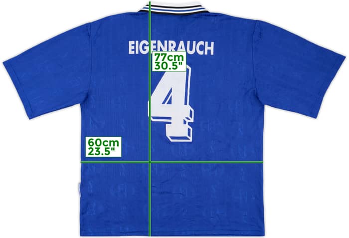 1997-98 Schalke Home Shirt Eigenrauch #4 - 8/10 - (L)