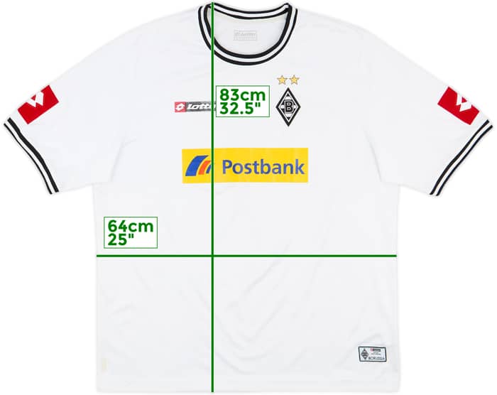 2010-11 Borussia Monchengladbach Home Shirt - 7/10 - (XXL)