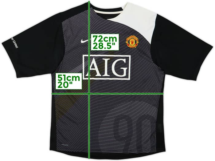 2008-09 Manchester United Nike Training Shirt - 8/10 - (M)