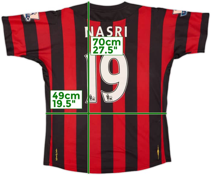 2011-12 Manchester City Away Shirt Nasri #19 - 6/10 - (M)