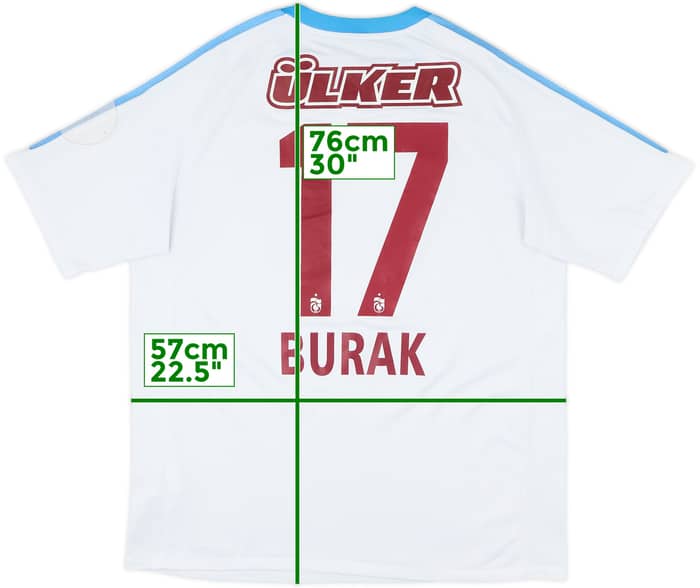2010-11 Trabzonspor Away Shirt Burak #17 - 5/10 - (L)