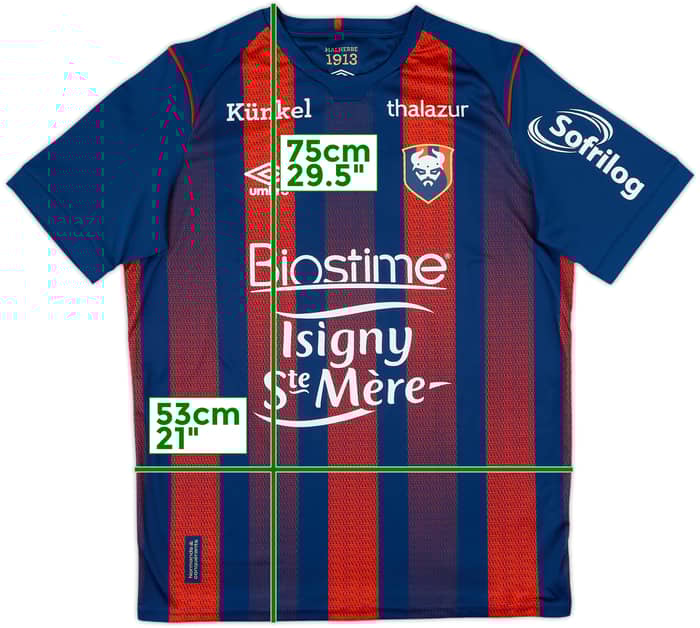 2019-20 SM Caen Home Shirt - 8/10 - (L)