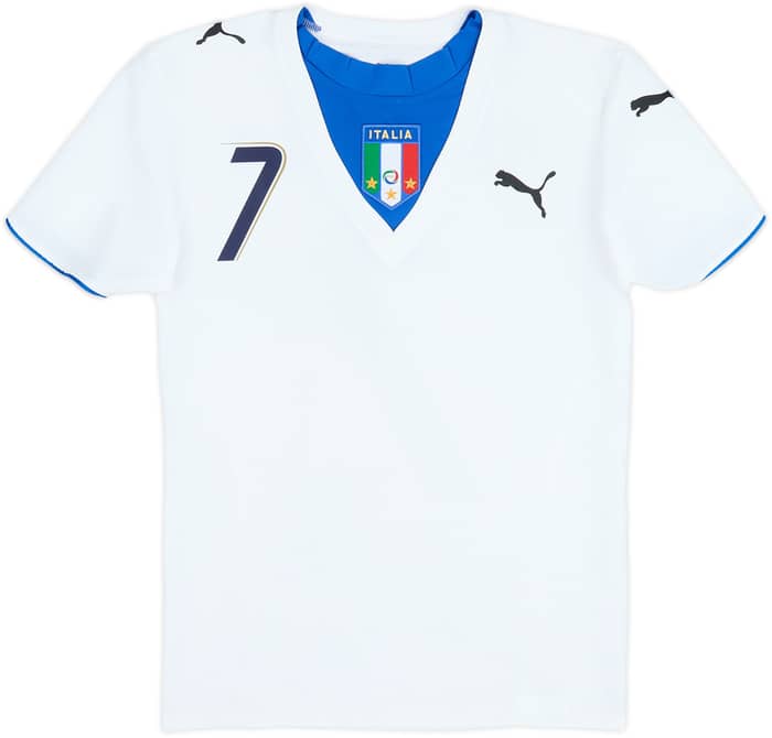 2006 Italy Away Shirt Del Piero #7 - 8/10 - (XS)