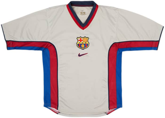 1999-01 Barcelona Away Shirt Rivaldo #11 - 7/10 - (XS)