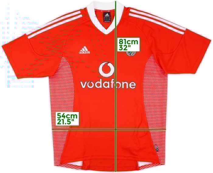 2002-03 Benfica Home Shirt - 6/10 - (M)