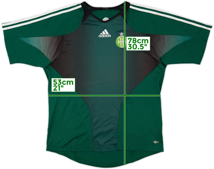 2005-06 St Etienne adidas Training Shirt - 5/10 - (XL)