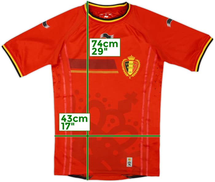 2014-15 Belgium Player Issue Home Shirt - 8/10 - (M)