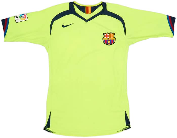2005-06 Barcelona Away Shirt Ronaldinho #10 - 8/10 - (M)
