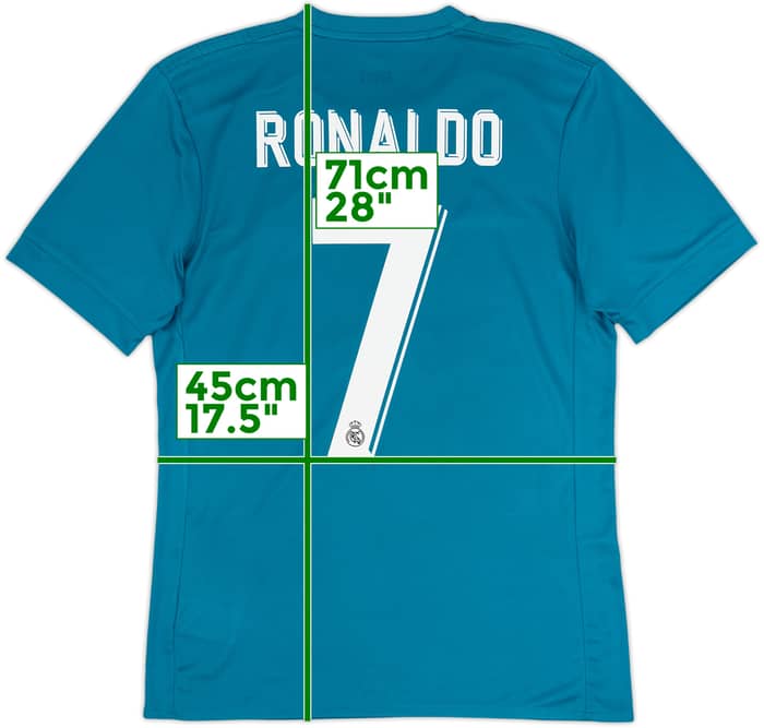 2017-18 Real Madrid Third Shirt Ronaldo #7 - 8/10 - (S)
