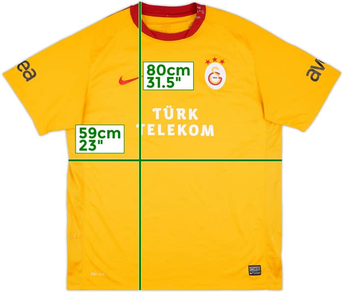 2011-12 Galatasaray Third Shirt - 5/10 - (XL)