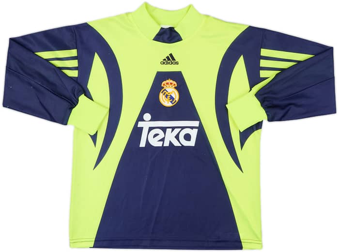 1999-01 Real Madrid GK Shirt - 8/10 - (M.Boys)