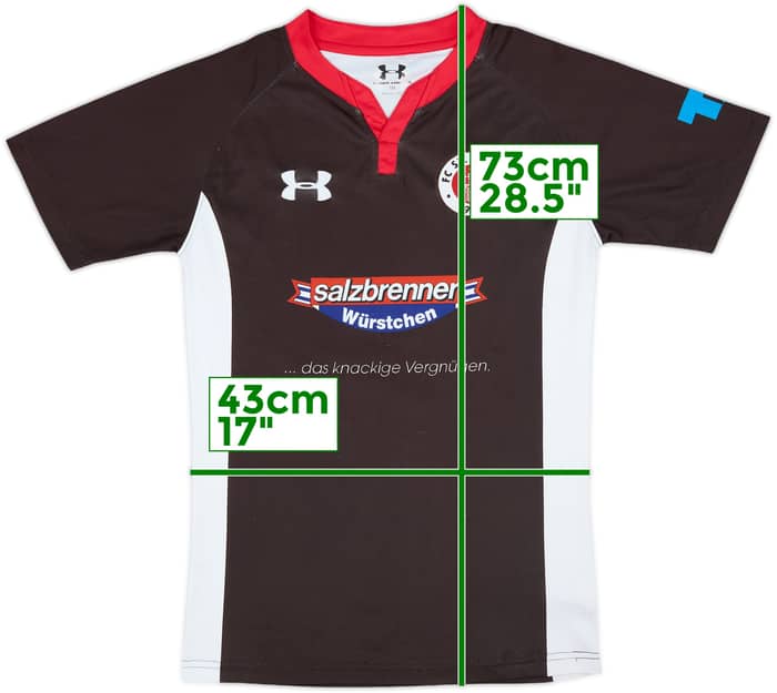 2016-17 St Pauli Under Armour 'Kids Club' Training Shirt - 7/10 - (S)