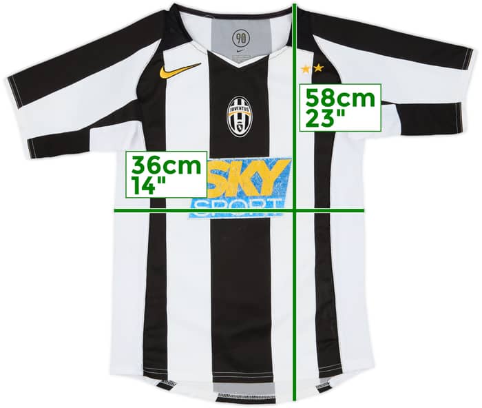 2004-05 Juventus Home Shirt - 5/10 - (S.Boys)