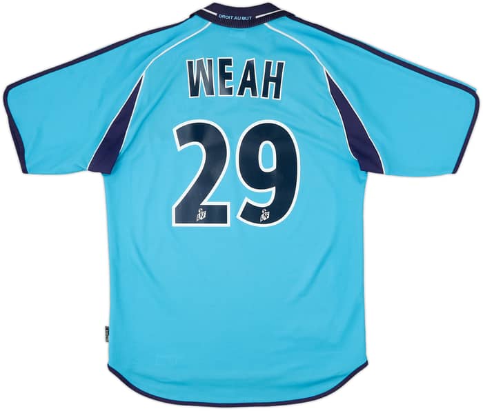 2000-01 Olympique Marseille Away Shirt Weah #29 - 7/10 - (S)