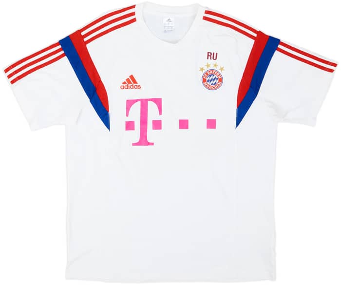2013-14 Bayern Munich adidas Staff Issue Cotton Tee 'RU' - 7/10 - (XL)