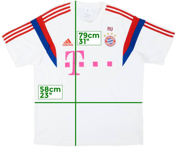 2013-14 Bayern Munich adidas Staff Issue Cotton Tee 'RU' - 7/10 - (XL)