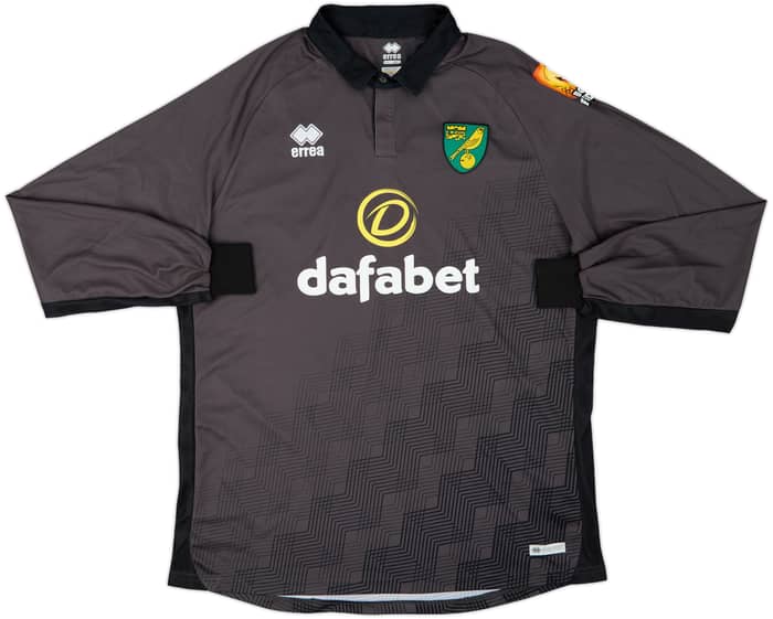2019-20 Norwich Third L/S Shirt - 8/10 - (4XL)