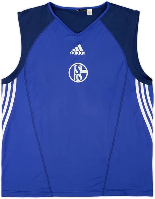 2005-06 Schalke adidas Training Vest - 7/10 - (L)