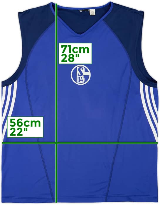 2005-06 Schalke adidas Training Vest - 7/10 - (L)