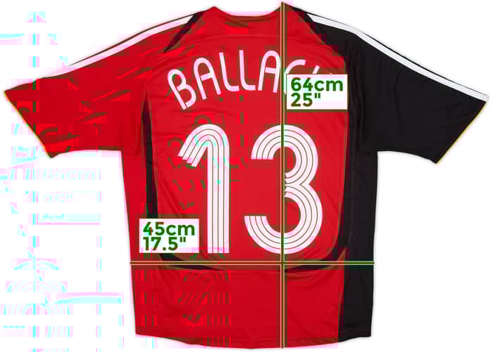2005-07 Germany Away Shirt Ballack #13 - 8/10 - (L.Boys)