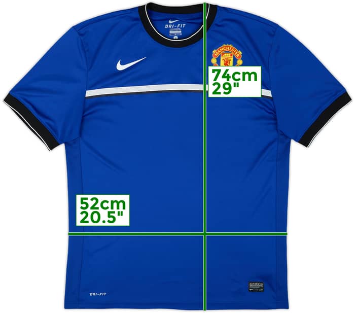 2011-12 Manchester United Nike Training Shirt - 9/10 - (L)