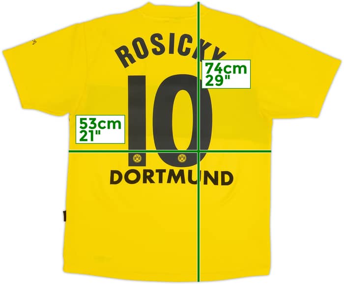 2002-03 Borussia Dortmund Home Shirt Rosicky #10 - 5/10 - (M)