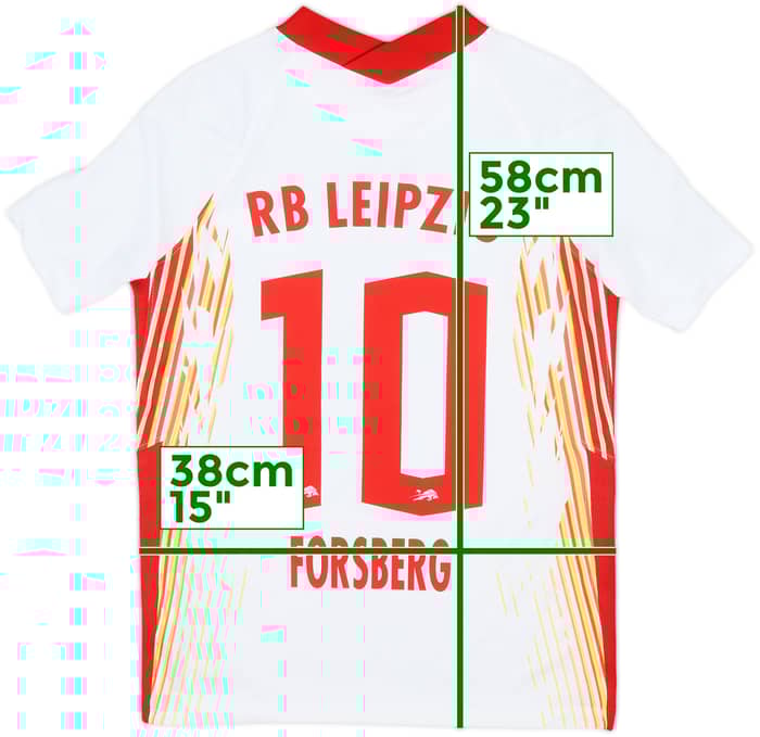 2020-21 RB Leipzig Home Shirt Forsberg #10 - 8/10 - (M.Boys)