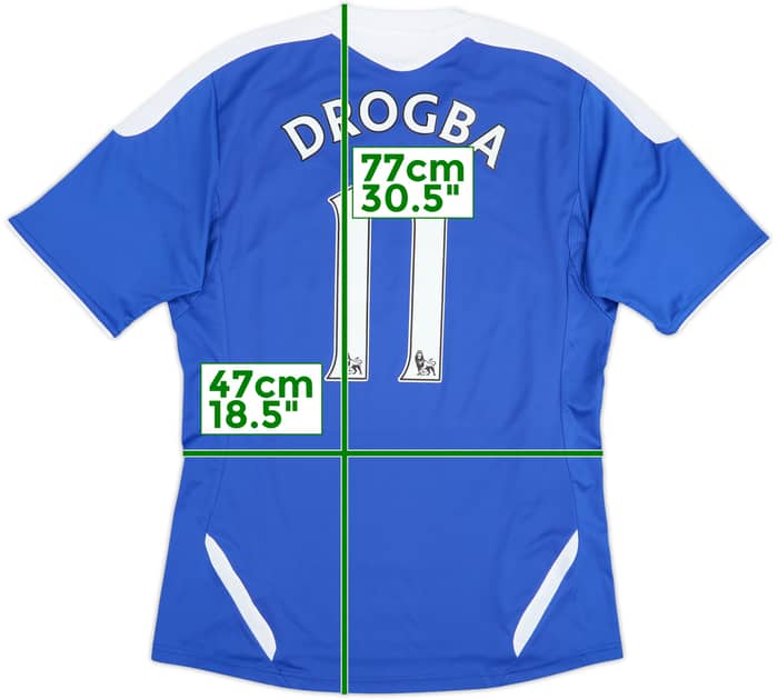 2011-12 Chelsea Home Shirt Drogba #11 - 10/10 - (M)