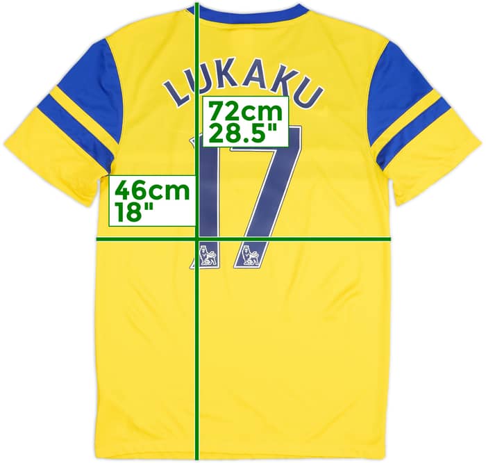 2013-14 Everton Away Shirt Lukaku #17 - 8/10 - (S)