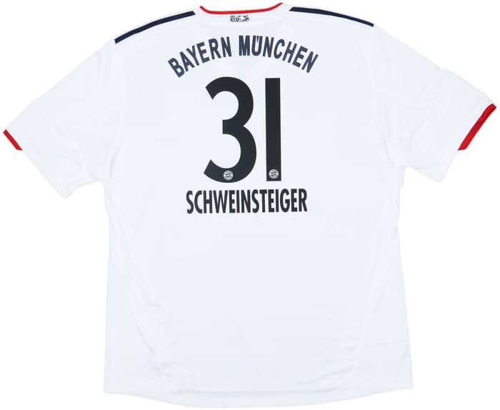2010-11 Bayern Munich Away Shirt Schweinsteiger #31 - 6/10 - (3XL)