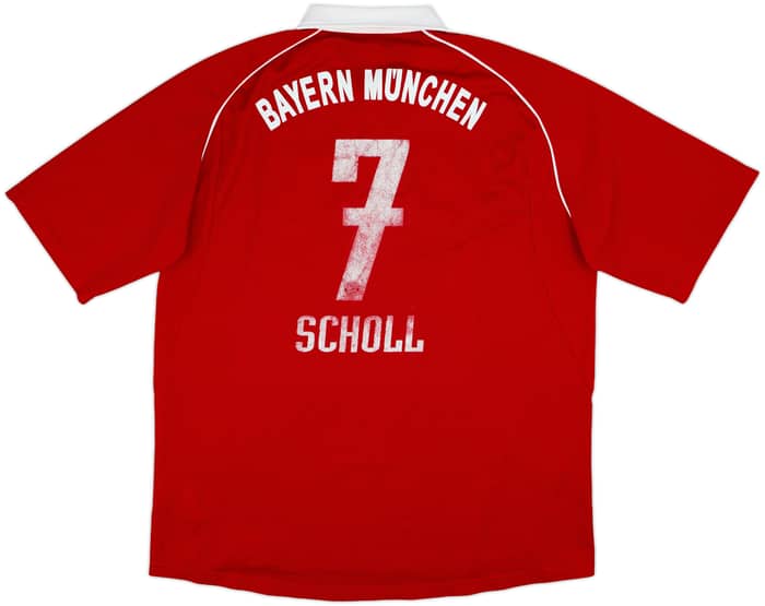 2005-06 Bayern Munich Home Shirt Scholl #7 - 4/10 - (XL)