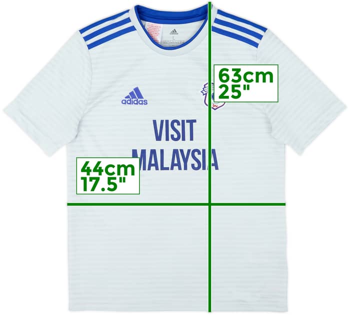 2018-19 Cardiff City Away Shirt - 8/10 - (L.Boys)