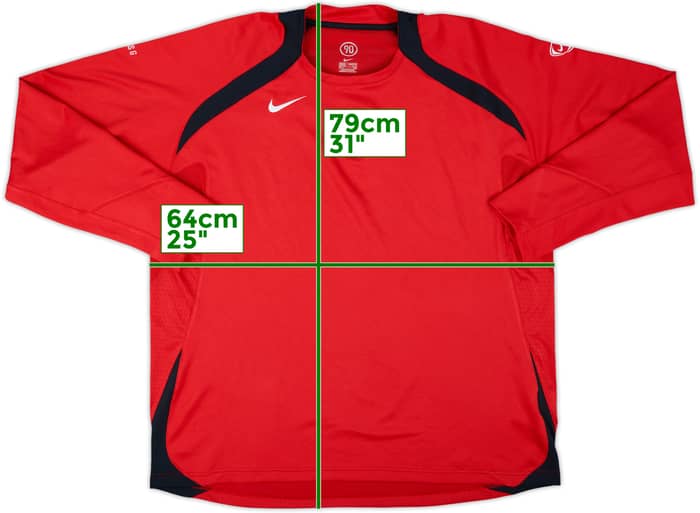 2006-07 Paris Saint-Germain Nike Training L/S Shirt - 9/10 - (XXL)