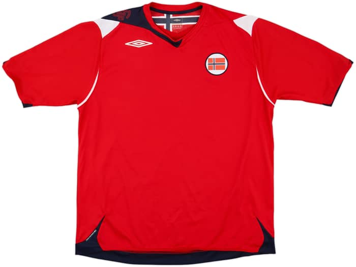 2006-08 Norway Home Shirt - 8/10 - (XL)