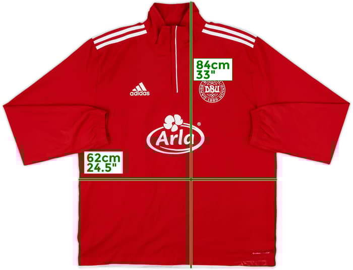 2010-11 Denmark adidas Fodboldskole 1/4 Zip Drill Top - 6/10 - (M/L)