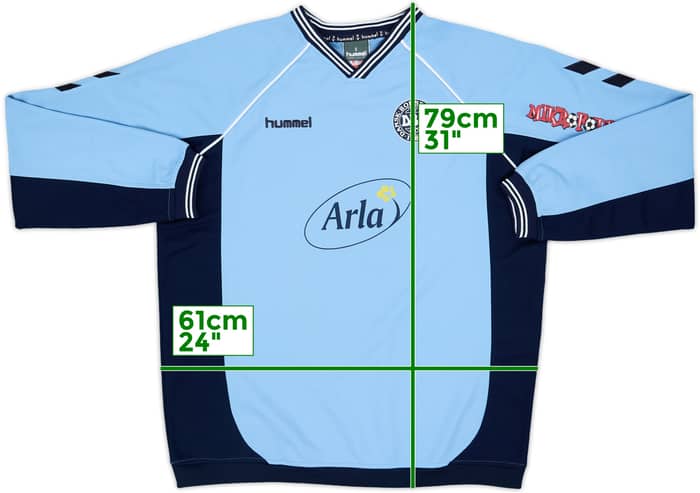 2002-04 Denmark Mikrofodboldskolen Hummel Sweat Top - 8/10 - (L)